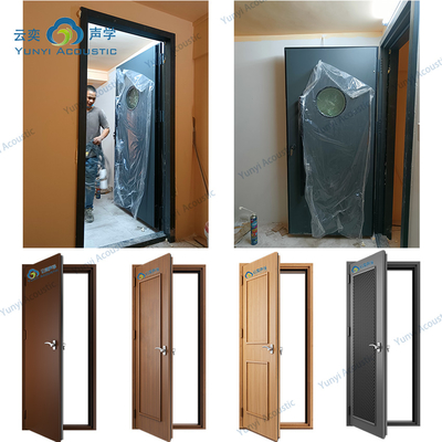 40DB 42dB 45dB باب معزول للصوت UL المدرجة / FM المعتمدة لحفلات الفندق