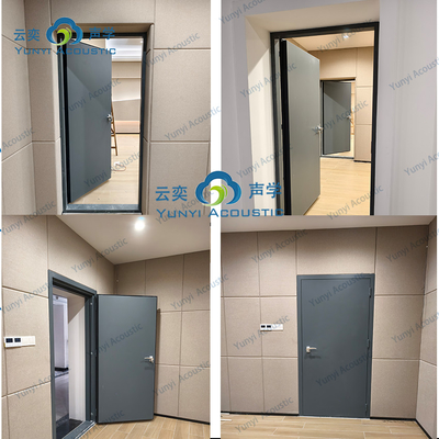 باب معدني كامل من الفولاذ لعزل الضوضاء 72mm 42 ± 3 dB باب معطّل للصوت
