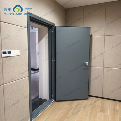 باب معدني كامل من الفولاذ لعزل الضوضاء 72mm 42 ± 3 dB باب معطّل للصوت
