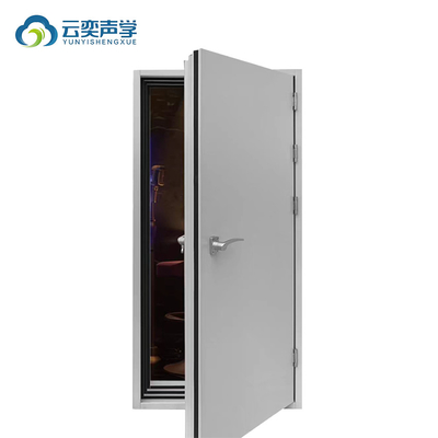 الأجهزة من الفولاذ المقاوم للصدأ STC 42dB و مقاومة للحريق المعتمدة الباب الداخلي المقاوم للصوت 45dB الأبواب المقاومة للصوت