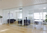 جدران مكتبية زجاجية مقاومة للكسر ومقاومة للكسر ومقصورة عالية
