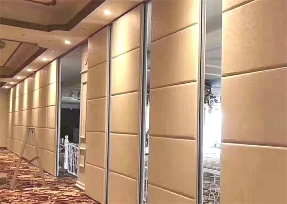 الخشب الصوتي المنزلق الطائقي الحائط الحائط المتحرك الصوتي