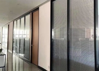 مصنع مخصص غرفة مكتب مقسم الألومنيوم الإطار جدار زجاجي واحد
